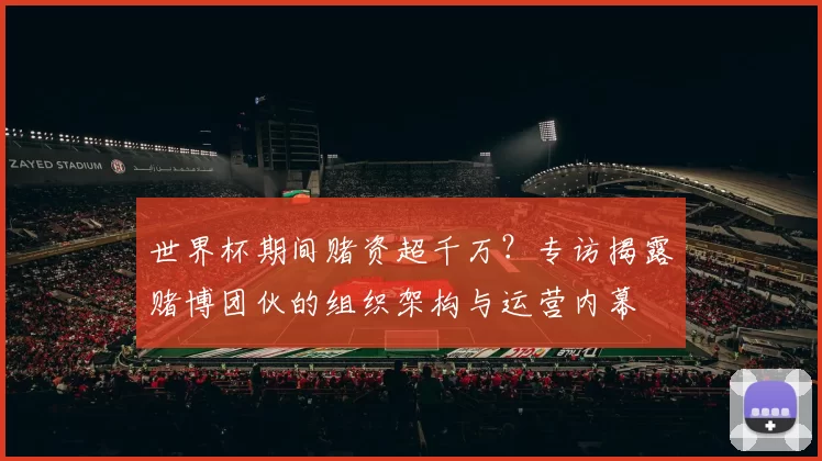 世界杯期间赌资超千万?专访揭露赌博团伙的组织架构与运营内幕